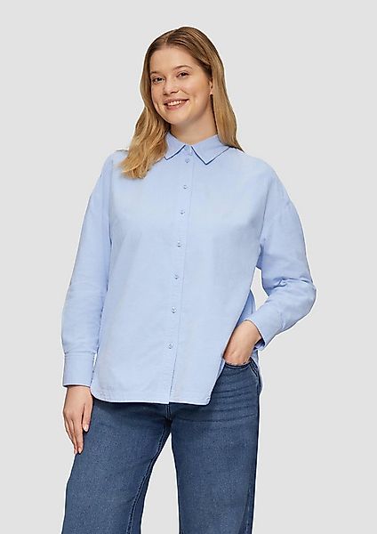 s.Oliver Langarmhemd Bluse Hemdbluse aus Feincord günstig online kaufen