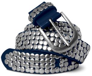 Caspar Nietengürtel GU272L Damen Vintage Leder günstig online kaufen
