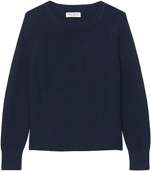 Marc O'Polo Rundhalspullover im festem Baumwoll-Strick günstig online kaufen