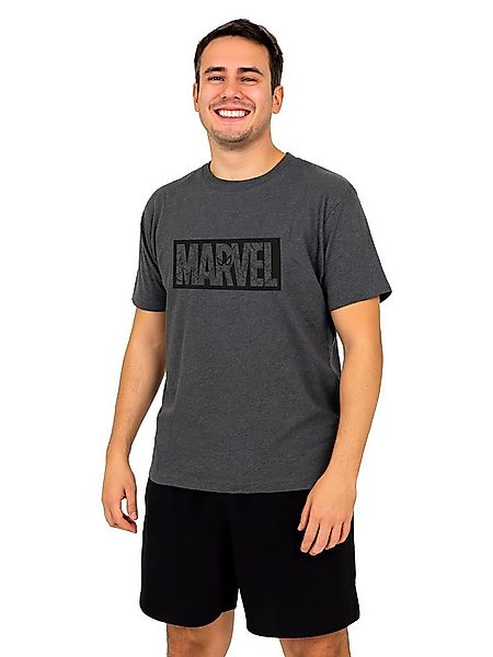 United Labels® Schlafanzug Marvel Schlafanzug Pyjama Set Kurzarm Oberteil m günstig online kaufen