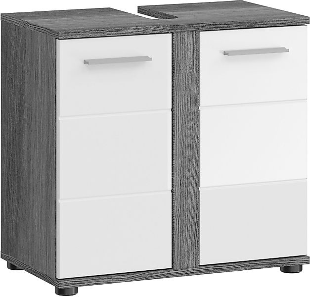 welltime Waschbeckenunterschrank "LUCCA, TOPSELLER, Breite 60cm, 2 Türen, 2 günstig online kaufen