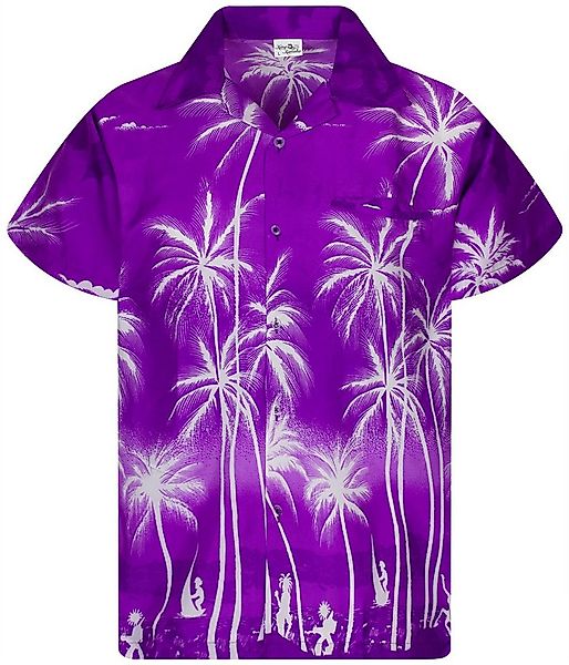 King Kameha Hawaiihemd Beach Negative Funky Hawaii-Hemd Herren Kurzarm Fron günstig online kaufen