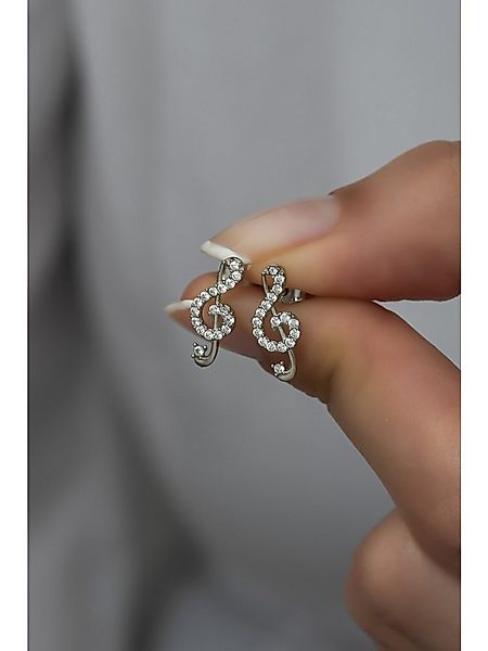Nisan Ohrring-Set, 925 Sterling Silber Ohrstecker – Musik Notenschlüssel mi günstig online kaufen