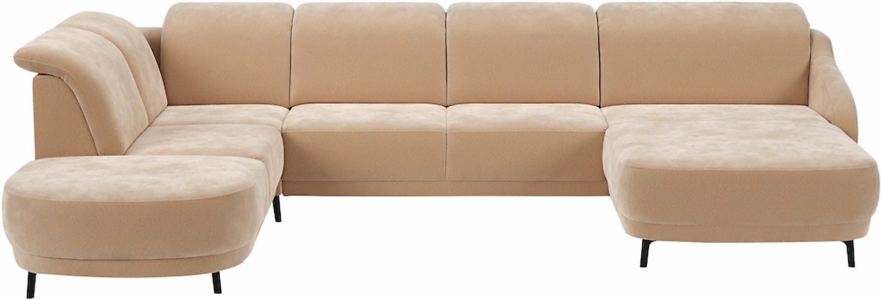 sit&more Wohnlandschaft "Blues U-Form" inkl. Kopfteilverstellung, wahlweise günstig online kaufen