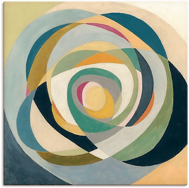 Artland Leinwandbild "Durch das Glas II" Muster 1 Stk. tlg. auf Keilrahmen günstig online kaufen