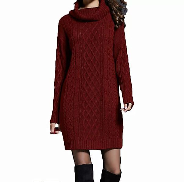 AFAZ New Trading UG Strickkleid Langes Strickkleid für Damen im Herbst und günstig online kaufen
