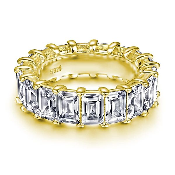 Lisandra Scott Silberring 18K Funkelnder Baguette günstig online kaufen