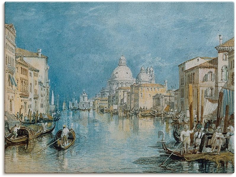 Artland Wandbild "Venedig, Canale Grande." Italien 1 Stk. tlg. auf Holzrahm günstig online kaufen