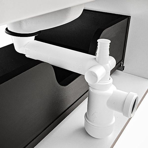 Lomadox Ablaufgarnitur SIPHON-56 Siphon für eingelassene günstig online kaufen