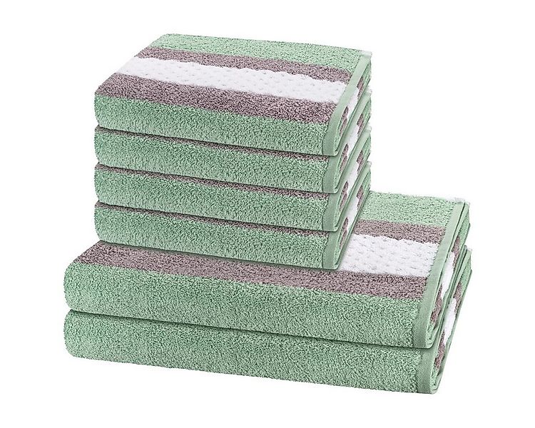 ROSS Handtuch Set Harmony, Walkfrottee (Spar-Set, 6-St), 4 X Handtuch 2 X D günstig online kaufen