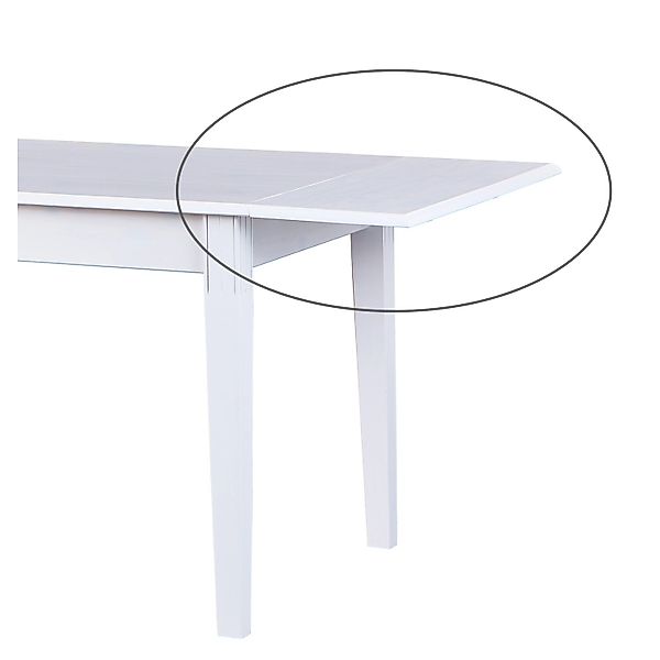 ebuy24 Wright Esstisch Zusatzplatte 1 stk Weiss günstig online kaufen