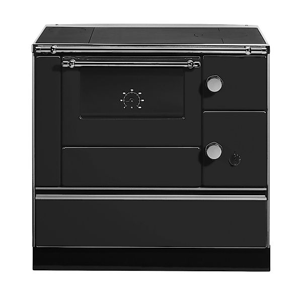 Westminster Küchenherd K76-90 Stahl Backfach Links Schwarz 7,3 kW günstig online kaufen