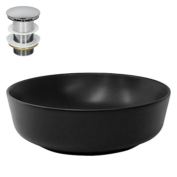 LuxeBath Waschbecken Aufsatzwaschbecken aus Keramik Waschtisch günstig online kaufen