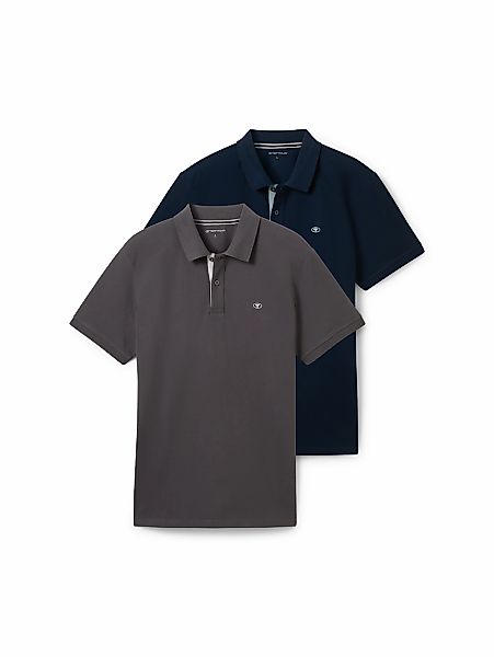 TOM TAILOR Poloshirt (Packung, 2-tlg) im günstig online kaufen