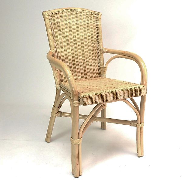 Frank Flechtwaren Rattanstuhl Rattanstuhl, natur lackiert, günstig online kaufen