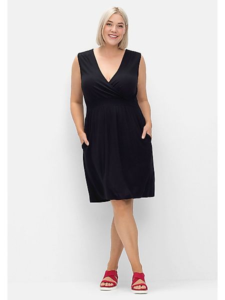 Sheego Jerseykleid Große Größen in Wickeloptik günstig online kaufen