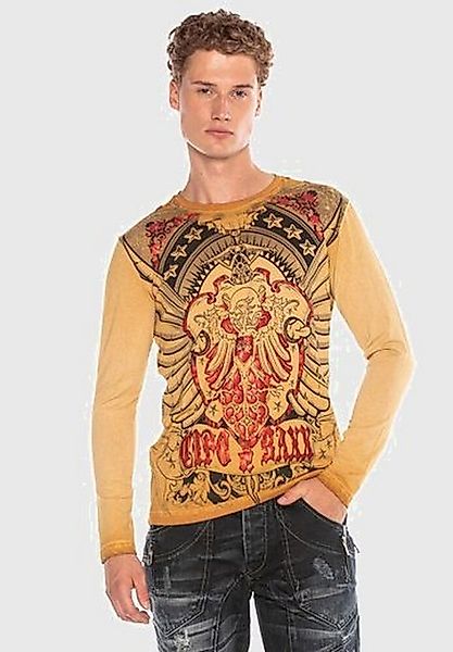 Cipo & Baxx T-Shirt Sweatshirts mit Print und Glanzdruck günstig online kaufen