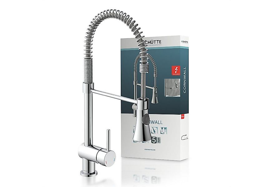 Schütte Spültischarmatur CORNWALL Niederdruck Armatur Küche, Wasserhahn aus günstig online kaufen