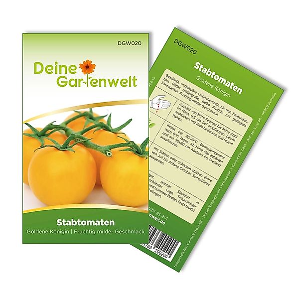 Deine Gartenwelt Stabtomate Goldene Königin Samen günstig online kaufen