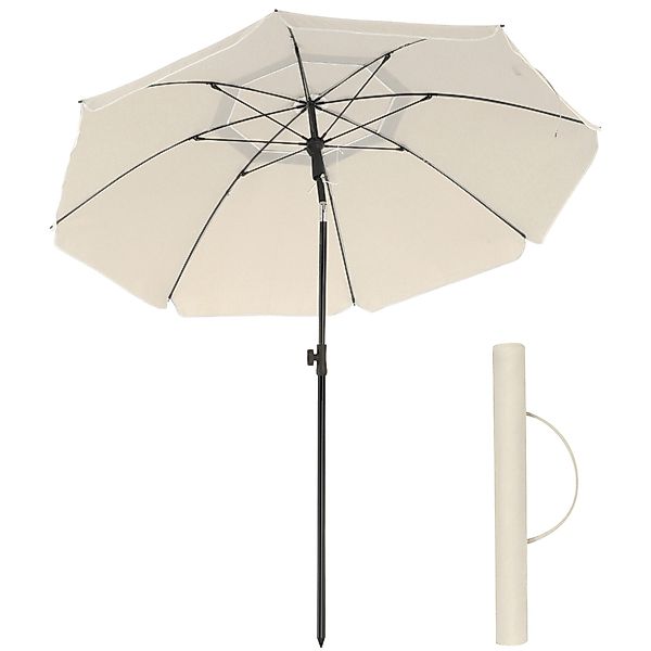 SONGMICS Sonnenschirm, ∅200cm,UPF 50+,mit Tragetasche,ohne Ständer günstig online kaufen