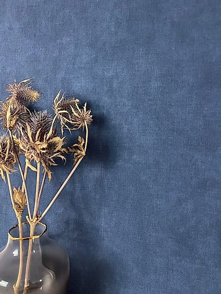 Newroom Vliestapete Paraiso Uni Dark Blue Tapete Universal Unifarbe,Struktu günstig online kaufen