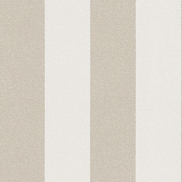PROFHOME 375543-GU Streifen Tapete Traditionell Matt Beige Creme 0,53 m x 1 günstig online kaufen