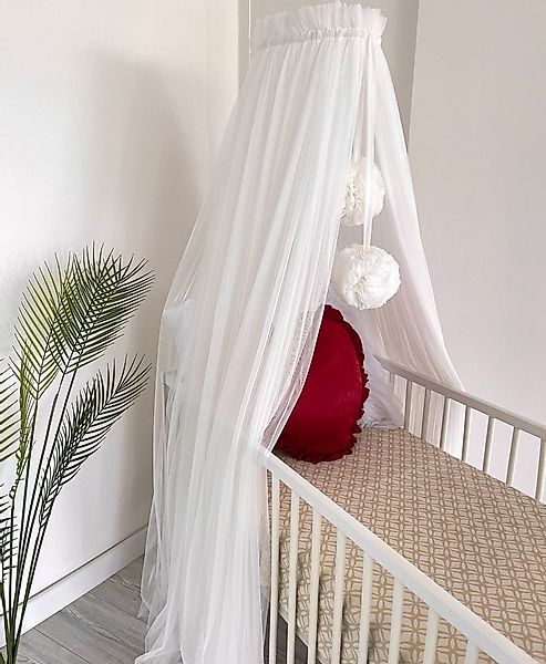 Baby Fancyroom Betthimmel Betthimmel aus 12 Meter Tüll aus 1. Klasse für Ki günstig online kaufen