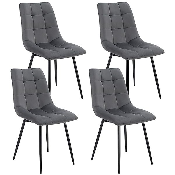 Juskys Esszimmerstuhl Blanca (4 St), bequeme günstig online kaufen