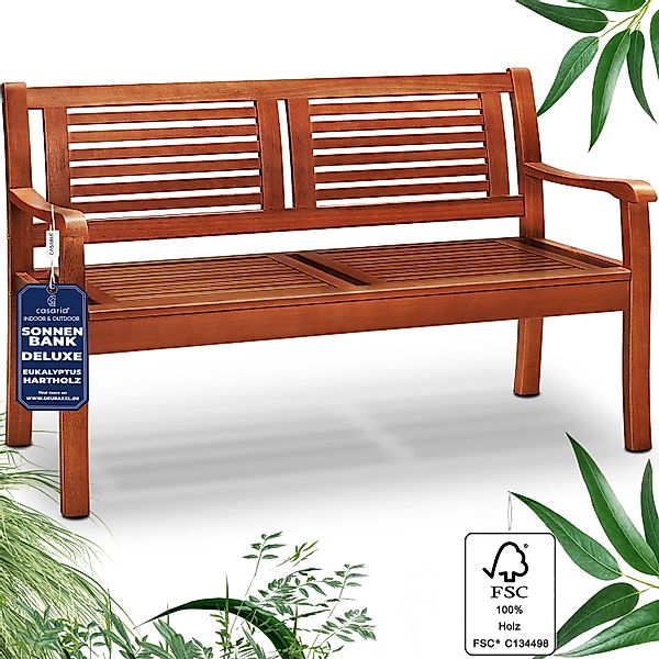 Gartenbank Eukalyptusholz 120x60x90cm FSC®-zertifiziert günstig online kaufen