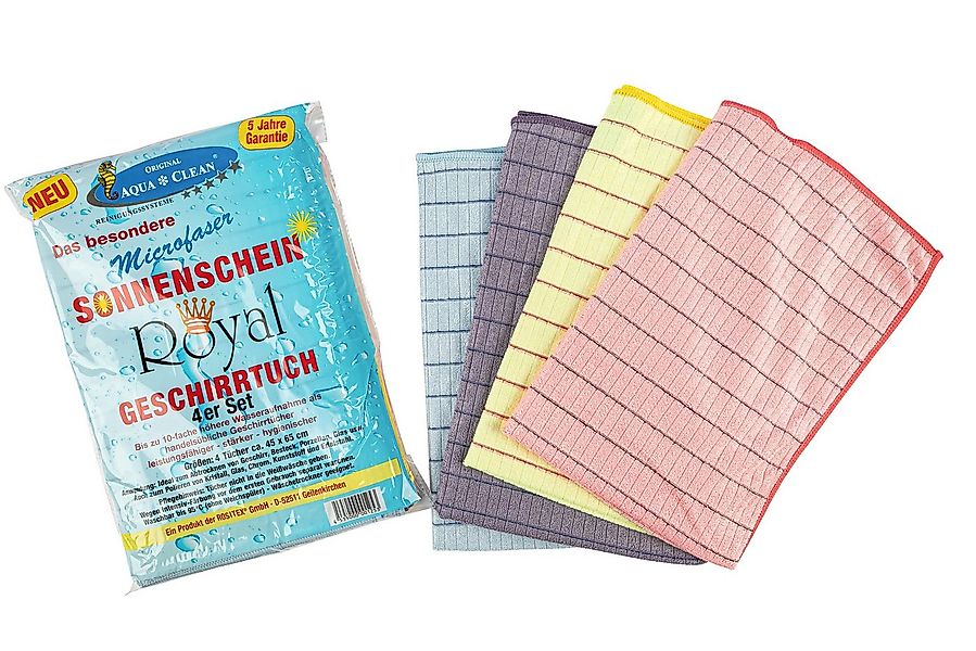 AQUA CLEAN Geschirrtuch AQUA CLEAN Sonnenschein Royal Geschirrtücher 4er Se günstig online kaufen
