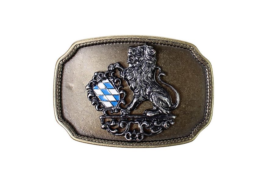 FRONHOFER Gürtelschnalle 18208 (1-St) 4 cm, Zamak, Tracht, handemailliertes günstig online kaufen