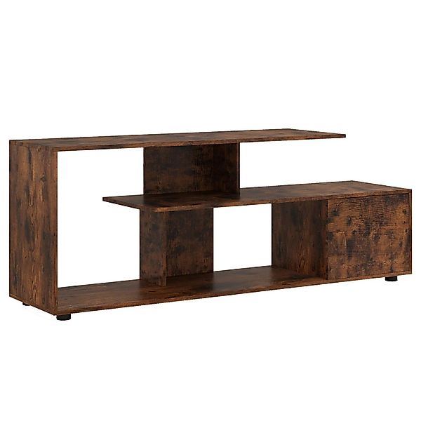 Costway TV-Schrank mit Ablageflächen & Schrank Braun günstig online kaufen