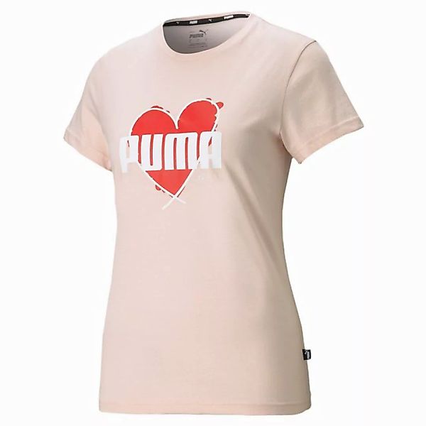 PUMA T-Shirt Puma Damen T-Shirt Heart Tee 587897 günstig online kaufen