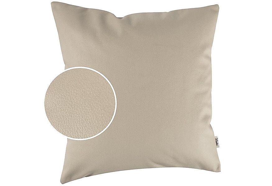 Kisska Dekokissen Kissenhülle KUMO atmungsaktive Kunstleder Kissenbezug Zie günstig online kaufen