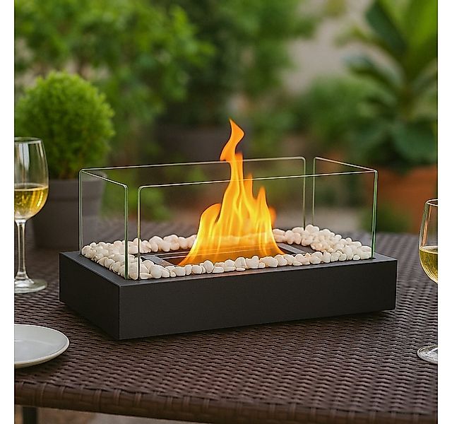Nettlife Tischfeuer Ethanol Tischkamin Indoor Outdoor Eckig/Rund Kamin Tisc günstig online kaufen