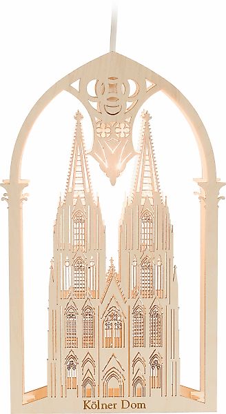 SAICO Original LED Fensterbild "Kölner Dom, inkl. LED-Leuchtmittel, warmwei günstig online kaufen