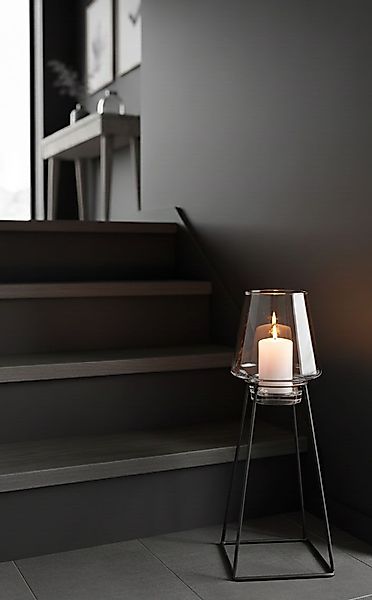 Cascia Standwindlicht aus robustem Eisen – dekoratives Windlicht für Zuhaus günstig online kaufen