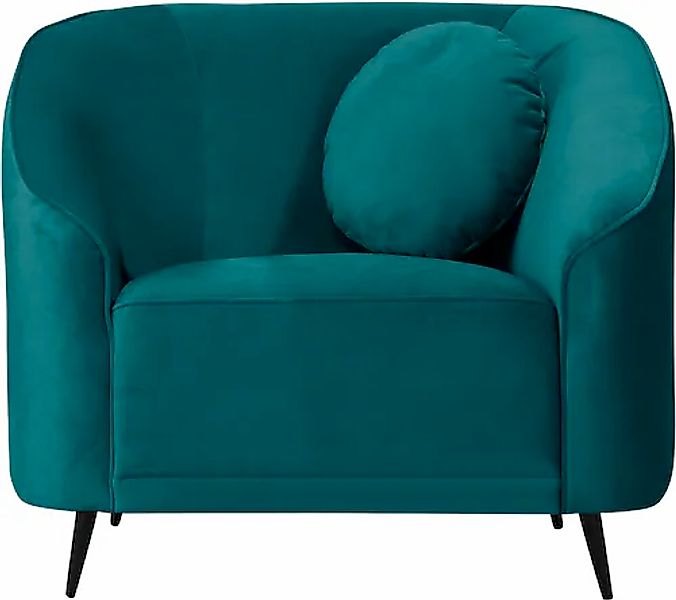 Home affaire Sessel »Ashly« in 3 Bezugsvarianten, Bouclé, Samtoptik und Str günstig online kaufen