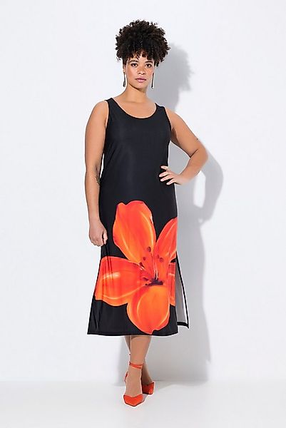 MIAMODA Jerseykleid Jersey-Midikleid ärmellose A-Linie Saumblüte günstig online kaufen