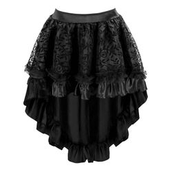 Refttenw A-Linien-Rock Damen Gothik Minirock mit günstig online kaufen