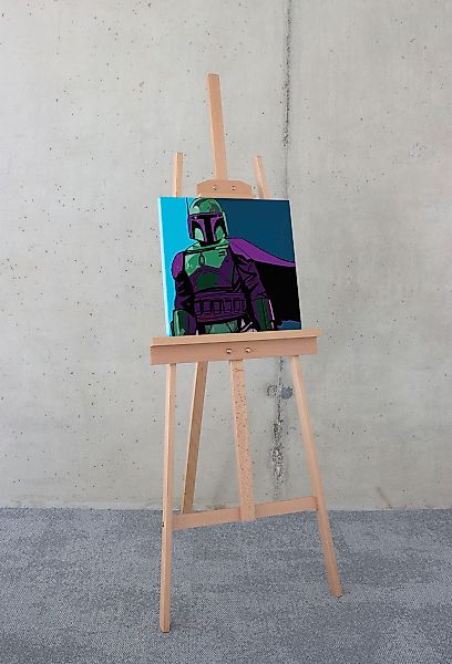 Komar Leinwandbild "Star Wars Cyberart by Boba Fett - Größe 40 x 40 cm", Di günstig online kaufen