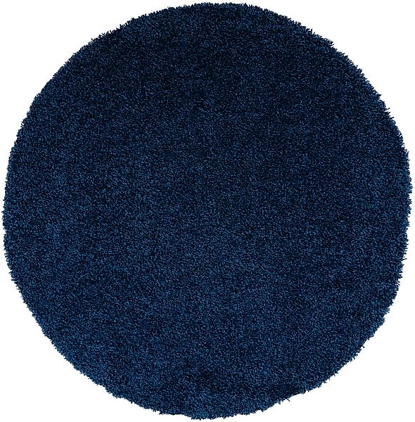 my home Teppich Shaggy 30, rund, günstig online kaufen