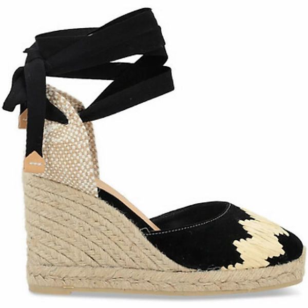 Castaner  Damenschuhe Castañer Espadrilles Cande aus Wildleder und Raffiaba günstig online kaufen