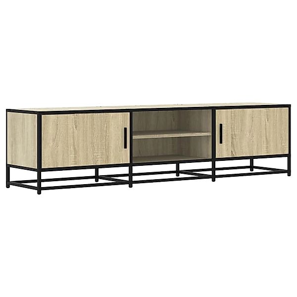 vidaXL TV-Schrank Sonoma-Eiche 160x35x41 cm Holzwerkstoff und Metall 848845 günstig online kaufen