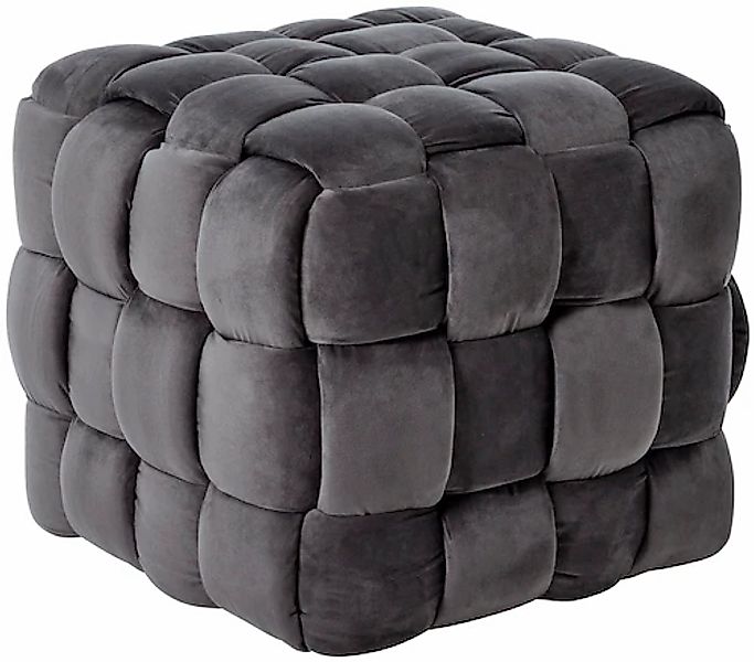 Jahnke "WEB ART S" Hocker, Couchtisch, Beistelltisch gepolstert in edler Fl günstig online kaufen