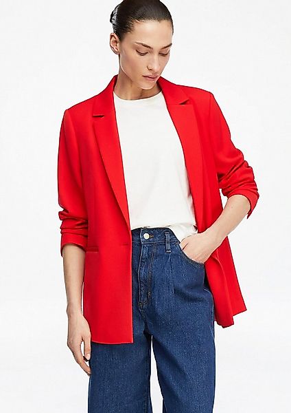 comma Jackenblazer Indoor-Blazer Twill-Blazer im Relaxed Fit günstig online kaufen