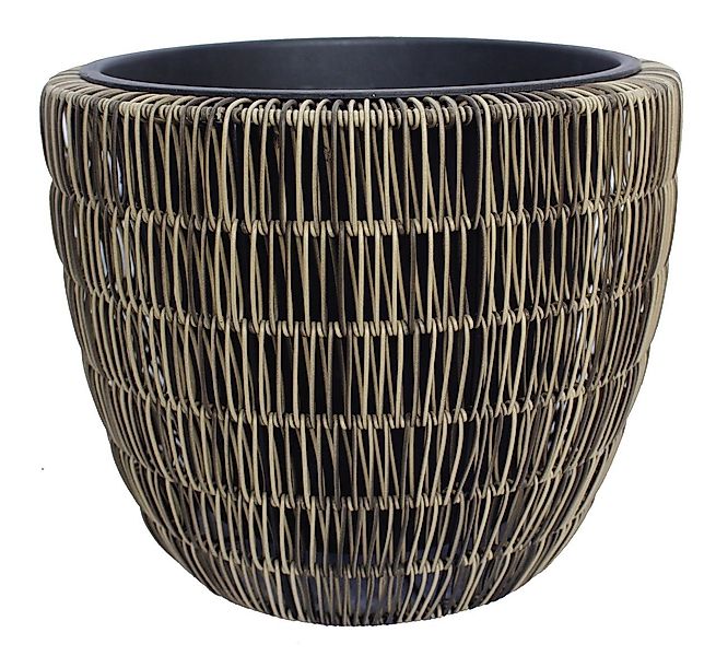 Trend Line Pflanzkübel TrendLine Polyrattan Pflanztopf günstig online kaufen