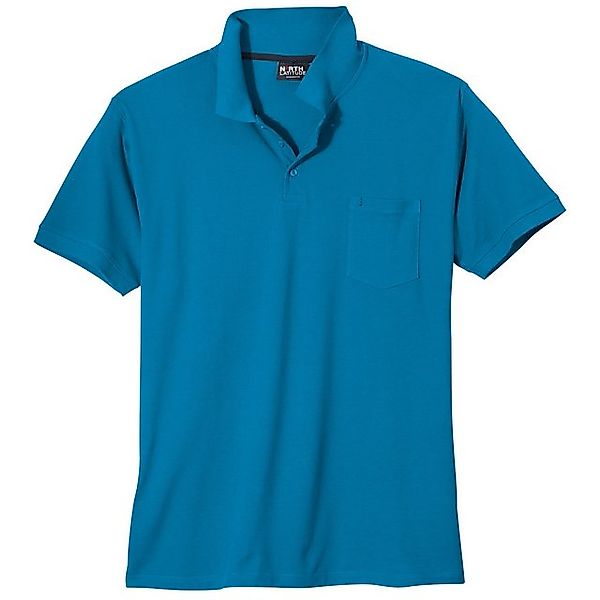 north 56 4 Poloshirt North Latitude Poloshirt blau Übergröße günstig online kaufen