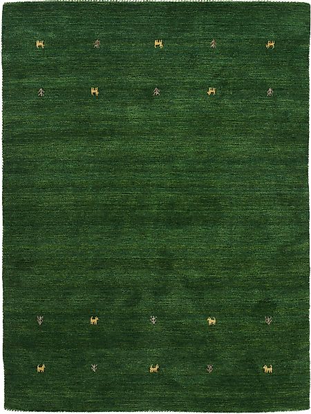 carpetfine Wollteppich »Gabbeh Uni, auch als Läufer und Rund erhältlich«, r günstig online kaufen