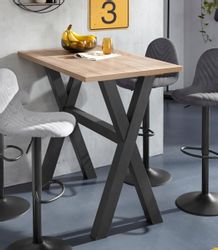 Mäusbacher Bartisch Gestell in X-Form (Breite 120, 140 oder 160 cm) günstig online kaufen